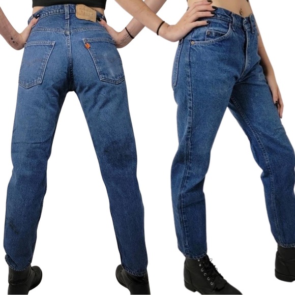 Vintage Levi’s 505 Orange Tab Straight Leg Jeans 20505-0217 Made in USA 80’s - Picture 8 of 16